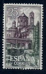 Stamps Spain -  Monasterio de Poblet