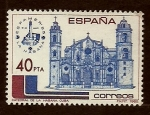 Stamps Spain -  Catedral de la Habana (CUBA)