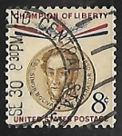 Stamps United States -  champion of liberty -Baron Gustaf Mannerheim  