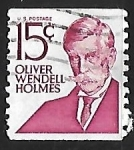 Stamps United States -  Oliver Wendell Holmes,