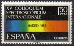 Stamps Spain -  ESPAÑA 1969 1924 Sello Nuevo XV Colloquium Spectroscopicum InteNacionale Madrid