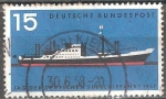 Stamps Germany -  Dia de los barcos mercantes alemanes.