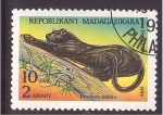 Stamps Madagascar -  serie- Felinos