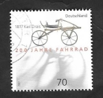 Stamps Germany -  3105 - Bicentenario de la bicicleta por Karl Drais 