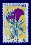 Stamps : Africa : Republic_of_the_Congo :  Flor tropical