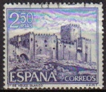 Stamps Spain -  ESPAÑA 1969 1929 Sello Serie Castillos de España Velez Blanco Almeria Usado