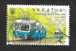 Stamps : Europe : Ukraine :  1204 - Funicular de Kiev