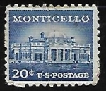 Stamps United States -  Monticello