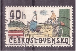 Stamps Czechoslovakia -  Historia de la bicicleta