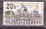 Sellos de Europa - Checoslovaquia -  Historia de la bicicleta