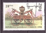 Stamps Spain -  serie- Camiones de bomberos