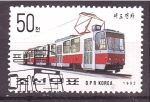 Stamps North Korea -  serie- Transportes públicos