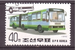 Sellos del Mundo : Asia : Corea_del_norte : serie- Transportes públicos