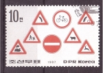 Stamps North Korea -  Educación vial