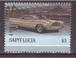 Sellos de America - Santa Lucia -  serie- AUTO 100