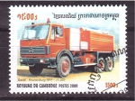 Stamps Cambodia -  serie- Autobombas