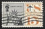 Stamps United States -  Estatua de la libertad