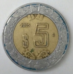 monedas de America - M�xico -  2005 anverso