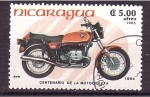 Sellos de America - Nicaragua -  Cent. motocicleta