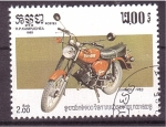 Sellos de Asia - Camboya -  serie- Motocicletas