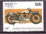 Stamps Cambodia -  serie- Motocicletas