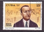 Sellos de America - Cuba -  serie- Músicos cubanos