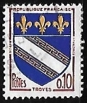 Sellos de Europa - Francia -  Escudo de armas - Troyes