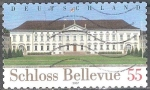 Stamps Germany -  Castillo de Bellevue en Berlín (sede del Presidente de la RFA). 