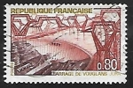 Stamps France -  Le Barrage de Vouglans