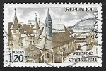 Stamps France -  Abbaye Saint-Fortuné de Charlieu