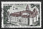 Stamps France -  Castle of Bazoches du Morvand 