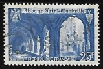 Stamps France -  Abadía de Saint-Wandrille