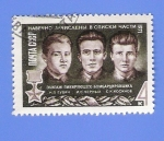 Stamps : Europe : Russia :  HABEYHO  BAYNCAEHBI  B  CNNCKN  HALTN