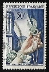 Stamps : Europe : France :  Joyeria y orfebreria 