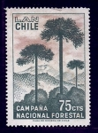 Stamps : America : Chile :  ña nacional forestal