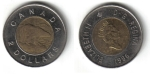 monedas del Mundo : America : Canad� :  2 Dollars