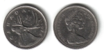 monedas del Mundo : America : Canad� :  25 Centavos