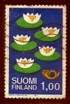 Stamps Finland -  Flores  acuaticas