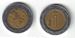 monedas del Mundo : America : M�xico :  1 Peso