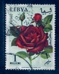 Stamps Libya -  Rosa