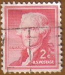 Stamps America - United States -  Jefferson
