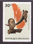 Stamps Rwanda -  Instrum. folklóricos
