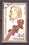 Stamps Poland -  Conc. intern. de violín
