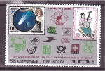 Stamps North Korea -  40 aniv.