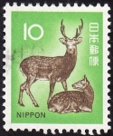 Stamps : Asia : Japan :  Ciervos