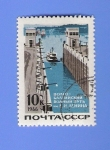 Stamps : Europe : Russia :  BARCO  ENTRANDO  A  MUELLE