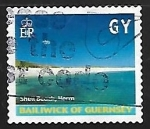 Stamps United Kingdom -  Guernsey - Shell Beach Herm