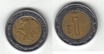 monedas del Mundo : America : M�xico :  1 Peso
