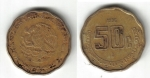 monedas del Mundo : America : M�xico :  50 Centavos