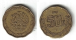 monedas de America - M�xico -  50 Centavos